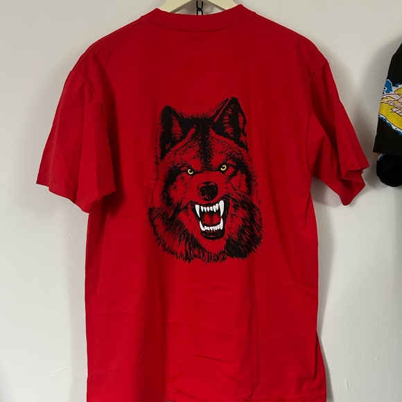 Vintage 90’s NWO Wolfpack Single Stitch T Shirt NWOT - Picture 2 of 4